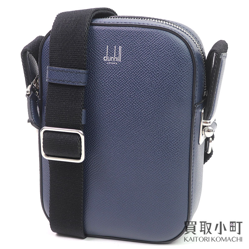 【最大1万円OFFクーポン! 4/5〜】【美品】ダンヒル【DUNHILL】 カドガン レザー ショルダーバッグ スモール スクエア メンズ カーフスキン ポシェット 斜め掛け CADOGAN LEATHER SHOULDER BAG【SAランク】【中古】【中古】