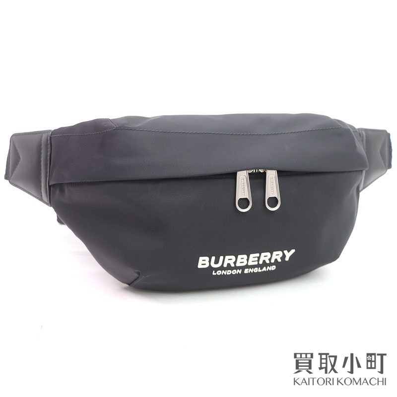 【最大1万円OFFクーポン! 4/20〜】【美品】バーバリー【BURBERRY】ソニー ベルトバッグ ロゴ ナイロン ボディバッグ ブラック ショルダー クロスボディ ウエストポーチ 斜め掛け 80490951 SONNY BODY BAG【SAランク】【中古】【中古】