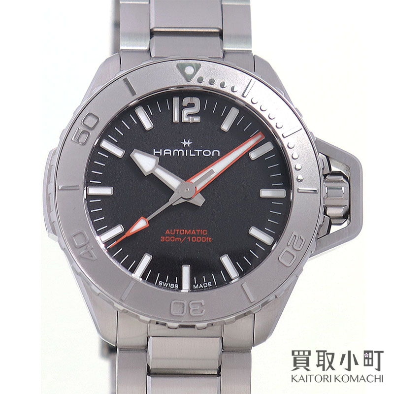 【最大1万円OFFクーポン! 4/20〜】【美品】ハミルトン 【HAMILTON】カーキ ネイビー オープンウォーター オート ウォッチ 41mm オートマティック SSブレス メンズ 自動巻き 男性用腕時計 H77485130 H774850 Khaki Navy Openwater A【中古】