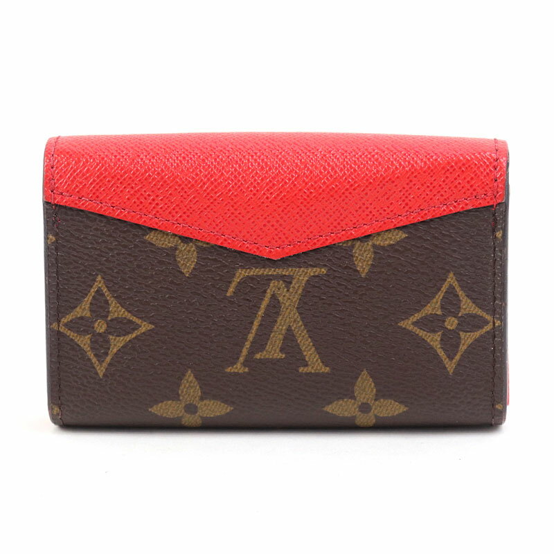 【美品】ルイヴィトン【LOUIS VUITTON】M61274 ミュルティカルト サラ モノグラム コクリコ カードケース 財布 カードホルダー LV MULTICARTES MONOGRAM【Aランク】【中古】 2