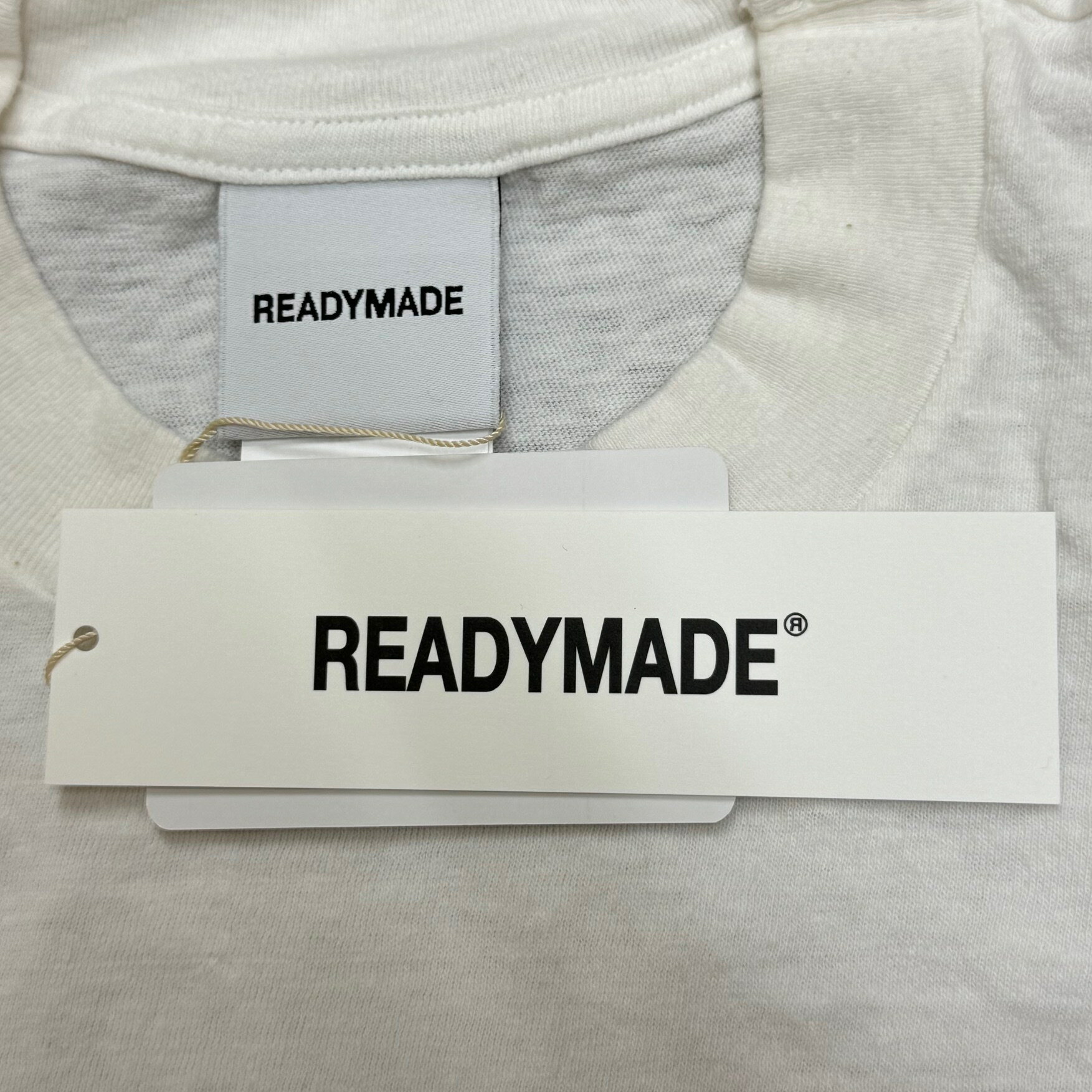 READYMADE・レディメイド 24SS SS T-SHIRT POCKET 状態SS ポケットTシャツ カットソー RE-CO-WH-00-00-277 ホワイト サイズL（83363A）XL（83358A）XXL（83364A）