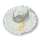 ハット キジマタカユキ × ベッドフォード・BED J.W.FORD × KIJIMA TAKAYUKI 22SS Paper Hat 状態SS ペーパーハット 帽子 コラボ ホワイト 22SS-KJ-HT03 サイズ1