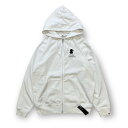 サンダーボルト プロジェクト バイ フラグメント THUNDERBOLT PROJECT BY FRGMT ZIP HOODIE 状態SS ジップフーデイー パーカー スウェット ジップパーカー ホワイト PFK-11010-C サイズM