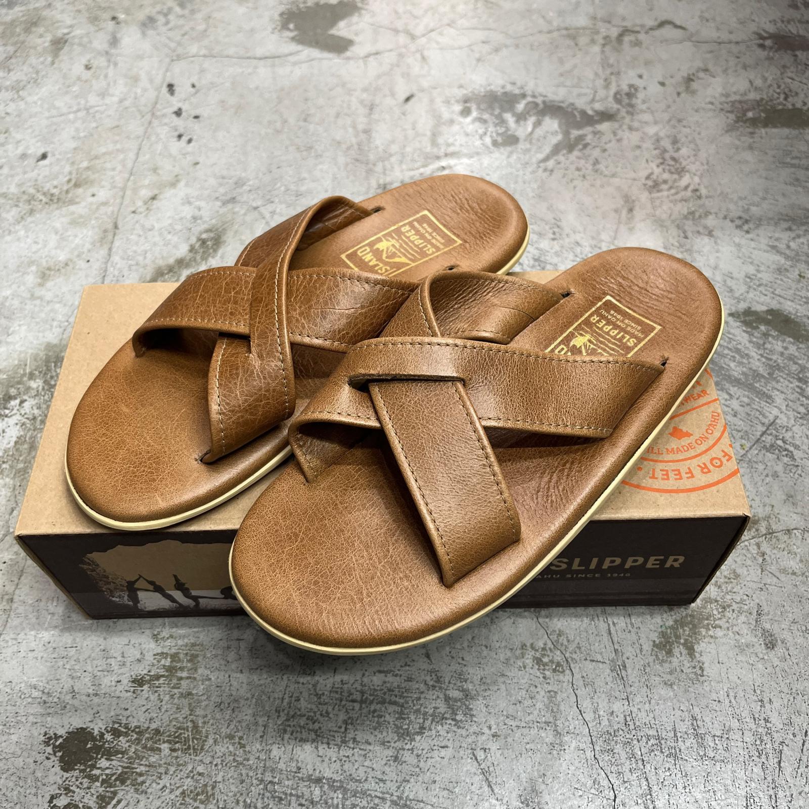 【未使用】 SLIPPER メンズサンダル ブラウン（ベージュ） 楽天市場】27cm（ブランドアイランドスリッパ）（サンダル｜メンズ靴