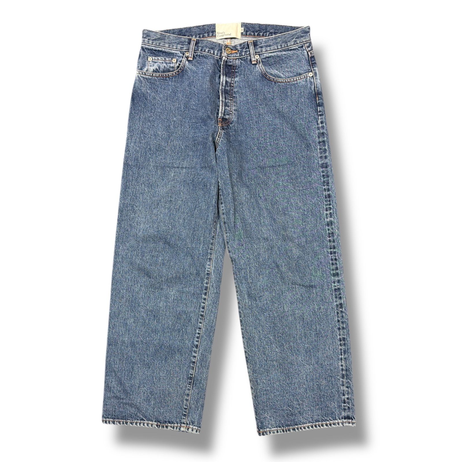 SIMPLY COMPLICATED シンプリーコンプリケイテッド 25SS BF SELVEDGE JEAN 状態A セルビッジジーンズ デニムパンツ 25SS3014 サイズ32 インディゴ メンズ （900M）【中古】