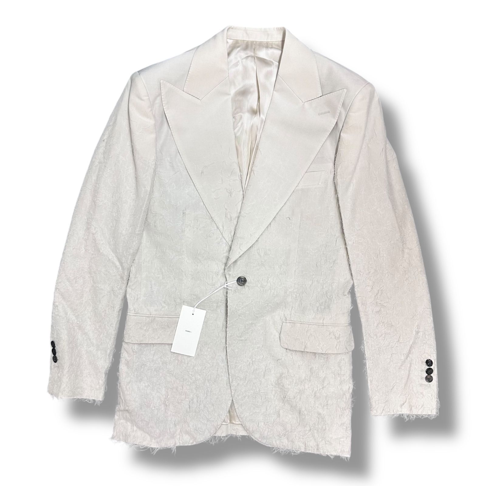 Rakuten - 未使用 SUGARHILL ・シュガーヒル 24AW HAIRLY TAILORED JACKET 状態SS ヘアリーテーラードジャケット 2411300801 サイズ3 エクリュ メンズ （95311A5）【中古】