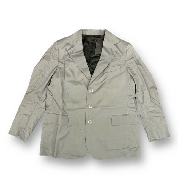 未使用 SHOOP シュープ 24SS PETAL BLAZER 状態SS ブレザー 3Bナイロンテーラードジャケット SHSS24001 サイズL グレー メンズ （75620A）【中古】