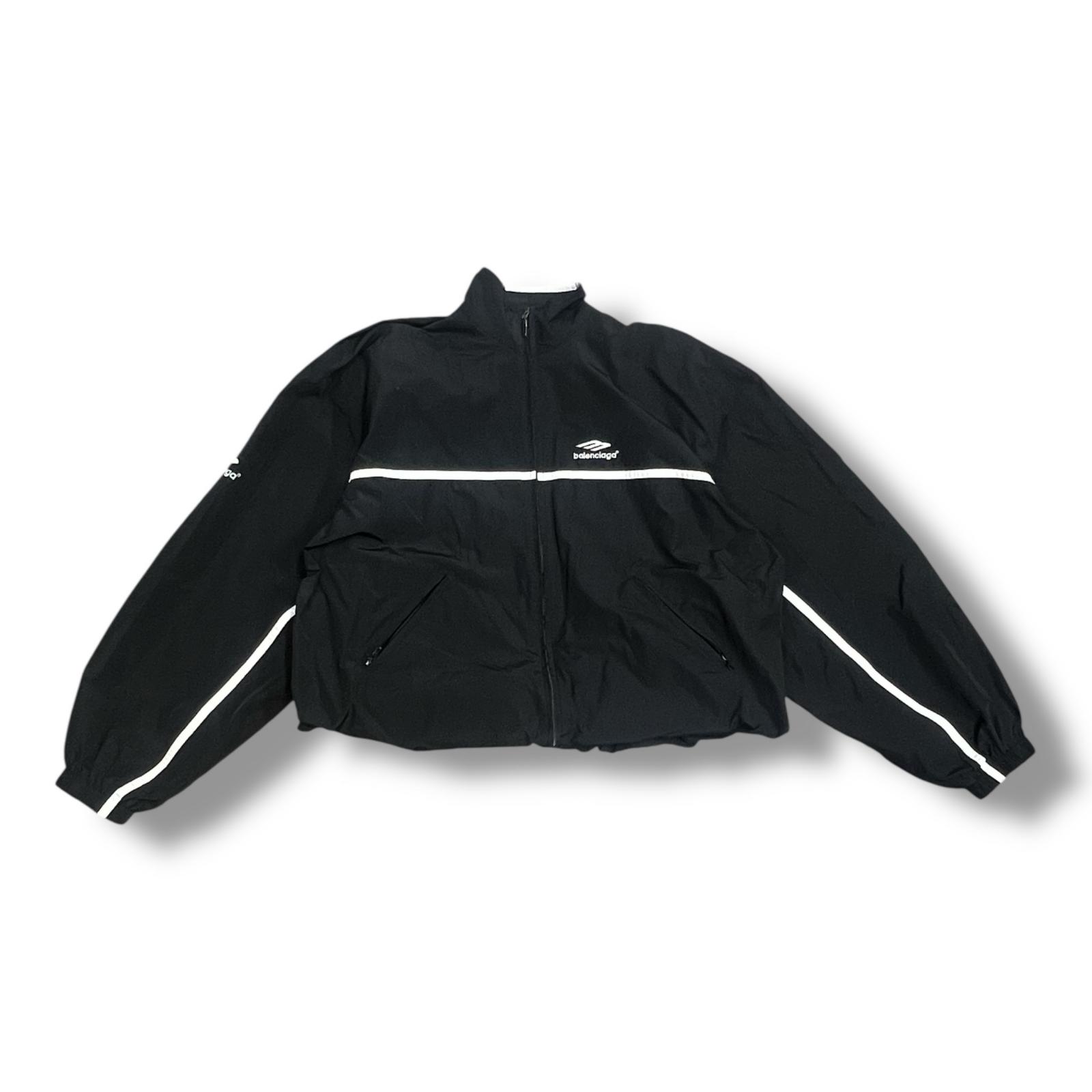BALENCIAGA バレンシアガウール トラックジャケット ブラック 