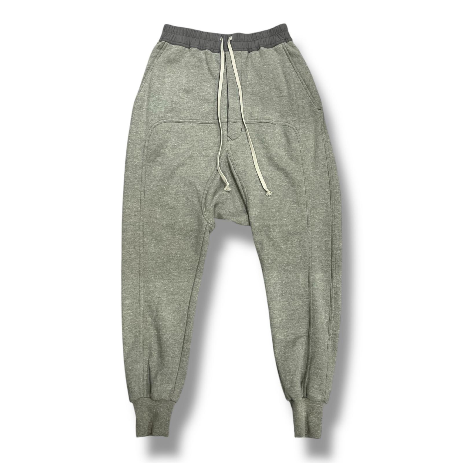 Rakuten - RICK OWENS DRKSHDW・リックオウエンス ダークシャドウ PRISONER DRAWSTRING 状態A プリズナー サルエル スウェットパンツ DU02E7395 サイズXS グレー メンズ （1218M）【中古】