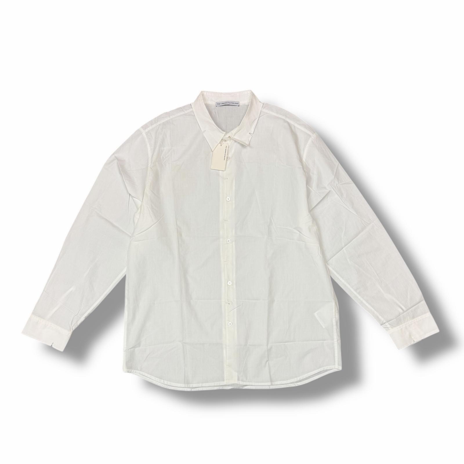Rakuten - 未使用 Post Archive Faction・ポストアーカイブファクション 8.0 SHIRT 状態SS 長袖シャツ PAF 8.0TSC-W サイズL ホワイト メンズ （7208M）【中古】