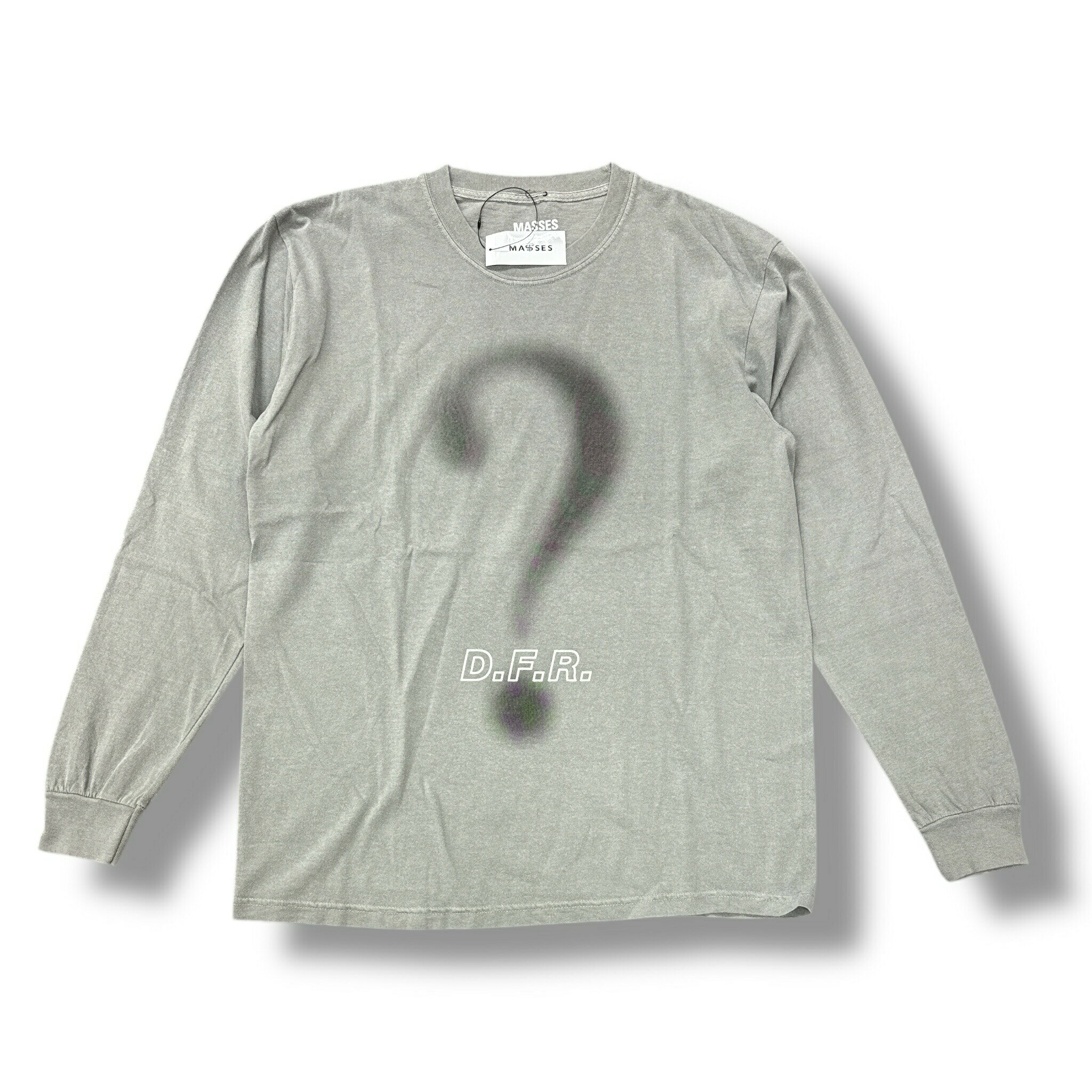 Rakuten - MASSES・マシス 24SS T-SHIRT L/S DFR 状態SS ロングスリーブTシャツ 長袖Tシャツ ロンT カットソー グレー サイズL （85655A）