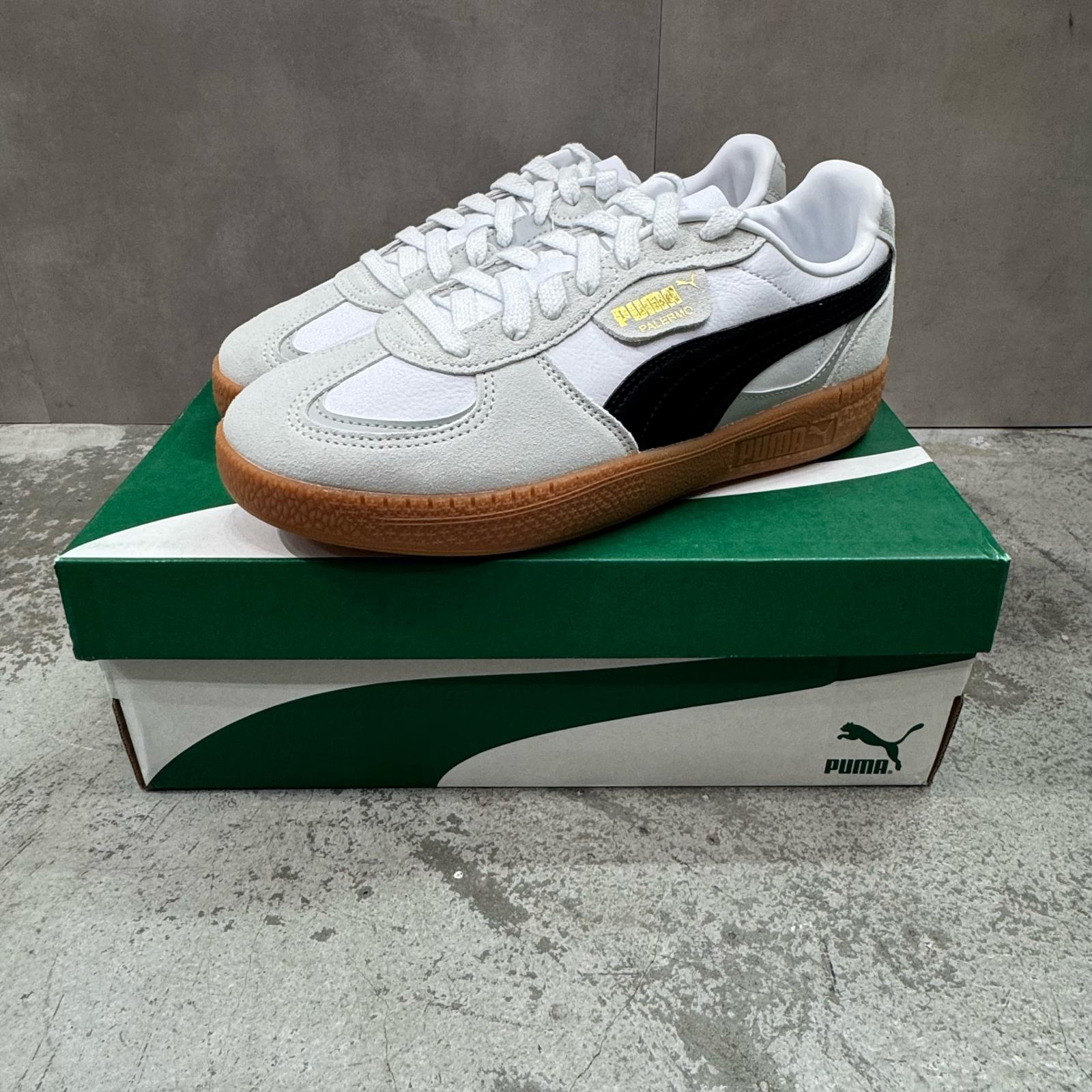 買取MOTTO 楽天市場店の未使用 PUMA・プーマ PALERMO MODA PUMA WHITE-PUMA BLACK 状態SS パレルモ スニーカー 397727-01 28cm ホワイト メンズ （5216M）【中古】｜アングル2