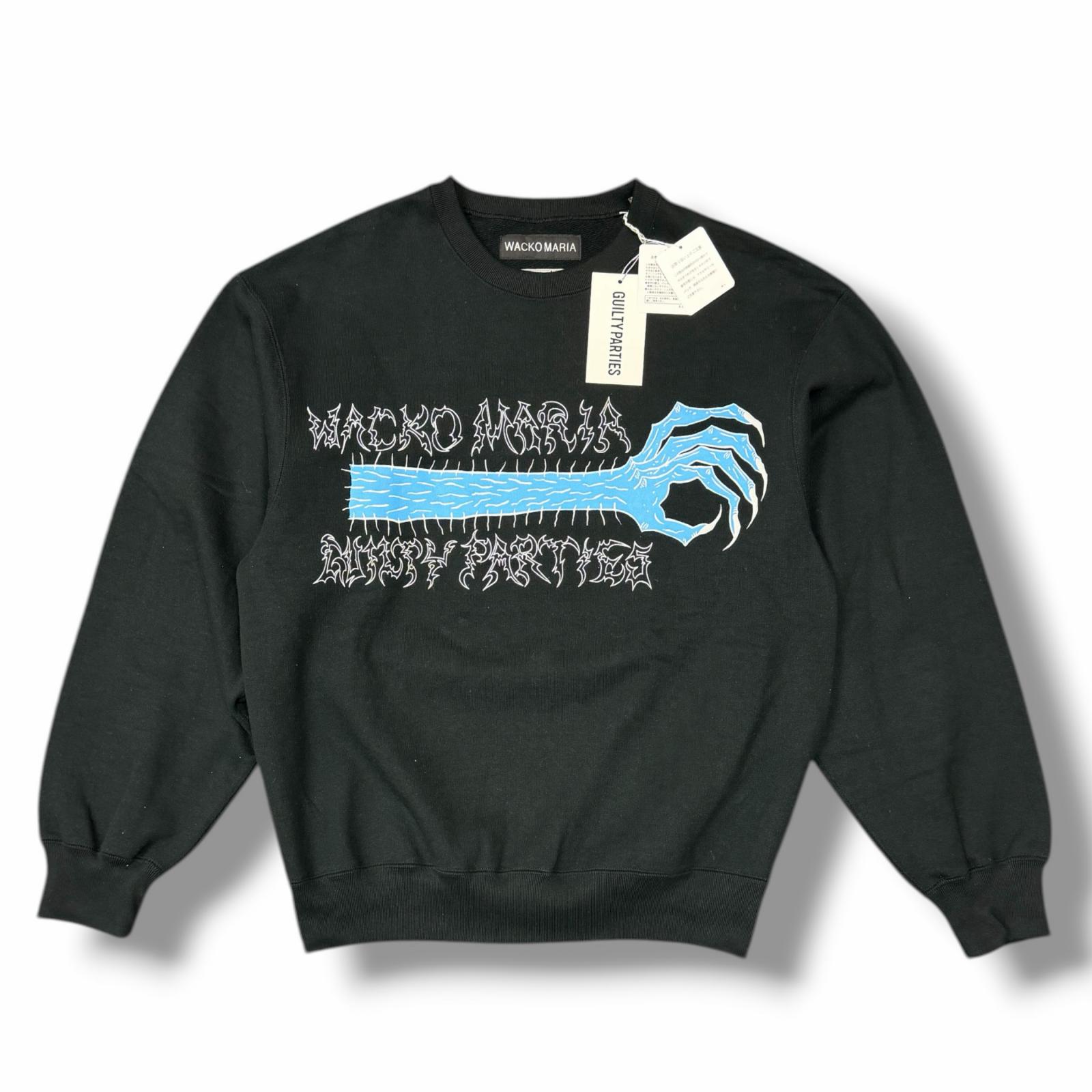Rakuten - 未使用 WACKO MARIA・ワコマリア 25SS NECKFACE SWEAT SHIRT 状態SS スウェット トレーナー NECKFACE-WM-SS29 サイズM ブラック メンズ （13541M）【中古】