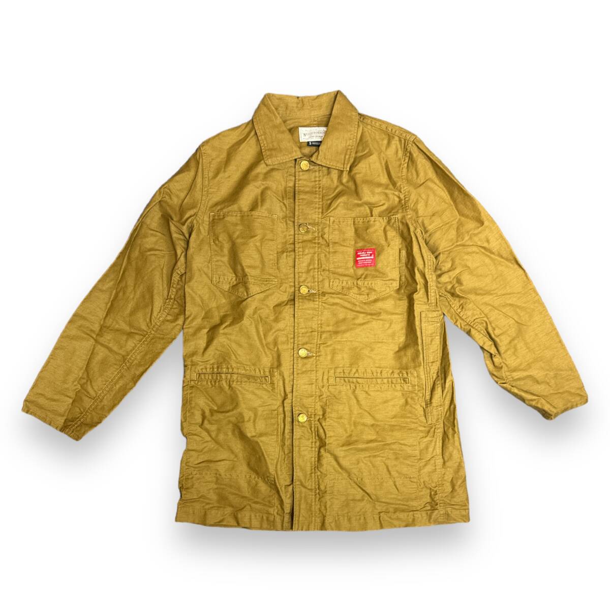 Rakuten - NEIGHBORHOOD・ネイバーフッド 14SS DEALER / CL-COAT 状態A ディーラーコート カバーオール 141BENH-JKM01 サイズS カーキ系 メンズ （63804A）【中古】