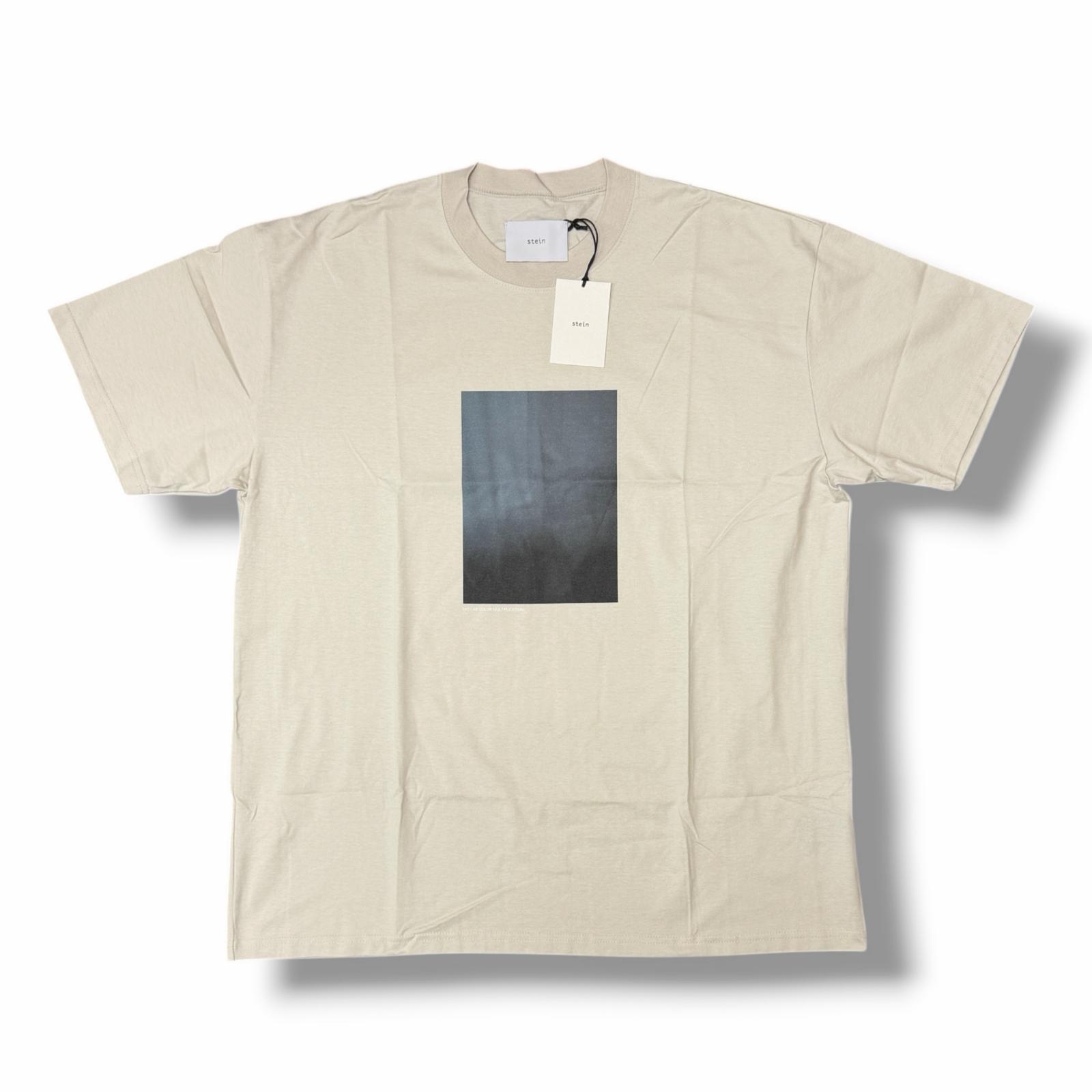Rakuten - 未使用 stein(ssstein)・シュタイン PRINT TEE (MERCERISED COTTON) -LAYERING- 状態SS プリントTシャツ 半袖カットソー ST.879 サイズS ベージュ メンズ （11807M）【中古】