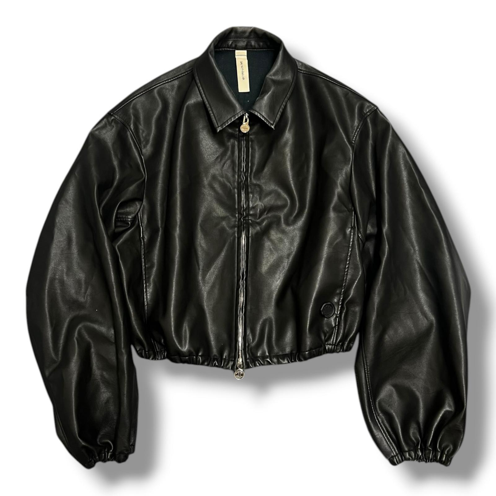 SHINYA KOZUKA ブラックジャケット SHINYAKOZUKA HIS JACKET ヴィンテージ調フェイクレザー 通販