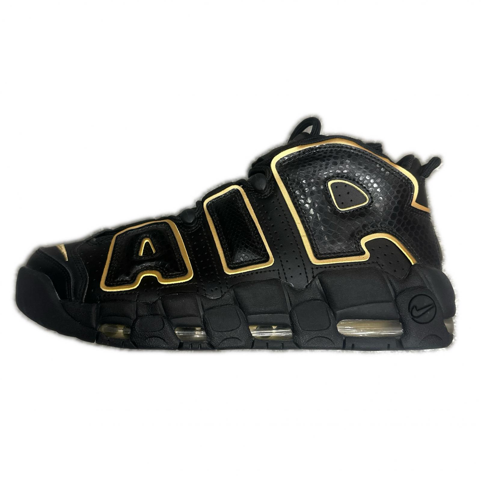 NIKE・ナイキ AIR MORE UPTEMPO FRANCE 状態S アップテンポ フランス スニーカー AV3810-001 サイズ28 28cm ブラック メンズ （15699M）