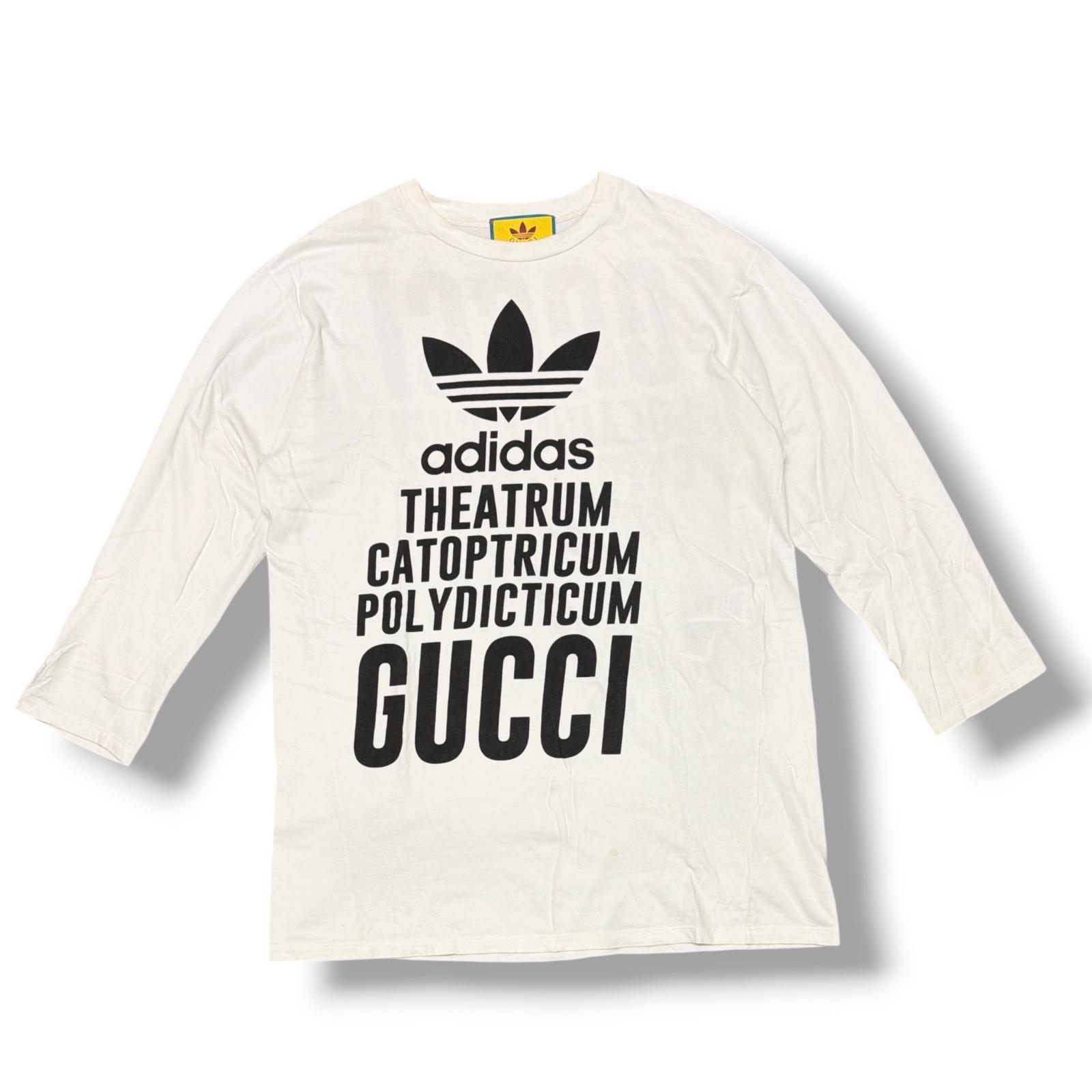 新品タグ付き グッチ　アディダス　ロンＴ　カットソー 白　長袖　Ｔシャツ　XS 楽天市場】adidas（ブランドグッチ）（Tシャツ・カットソー｜トップス
