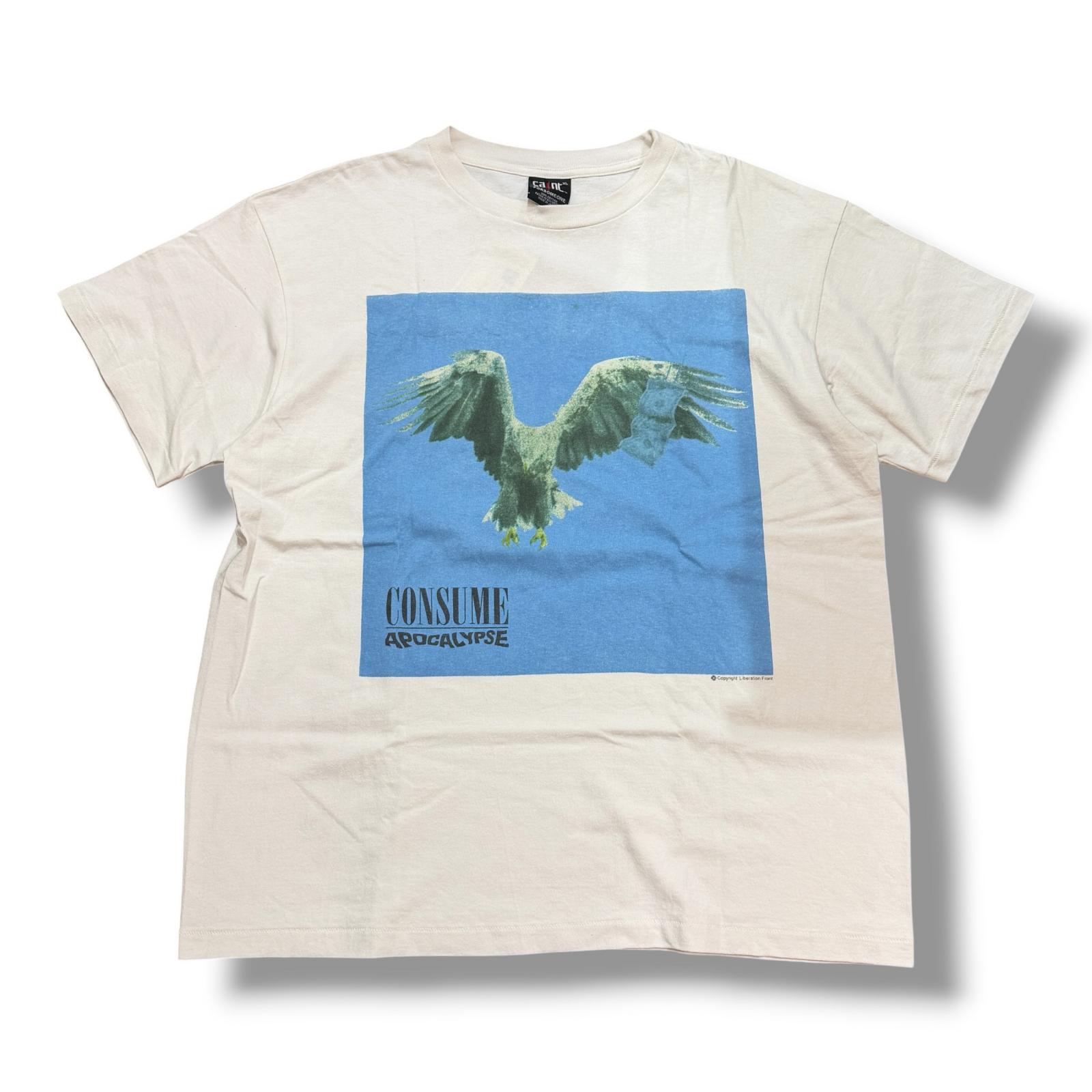 SAINT MICHAEL・セントマイケル FORSOMEONE_SS T-SHIRT/CONSUME 状態A フォーサムワンコラボ コンシュームTシャツ SM-A23-0000-C10 サイズXL ホワイト メンズ （19082M）