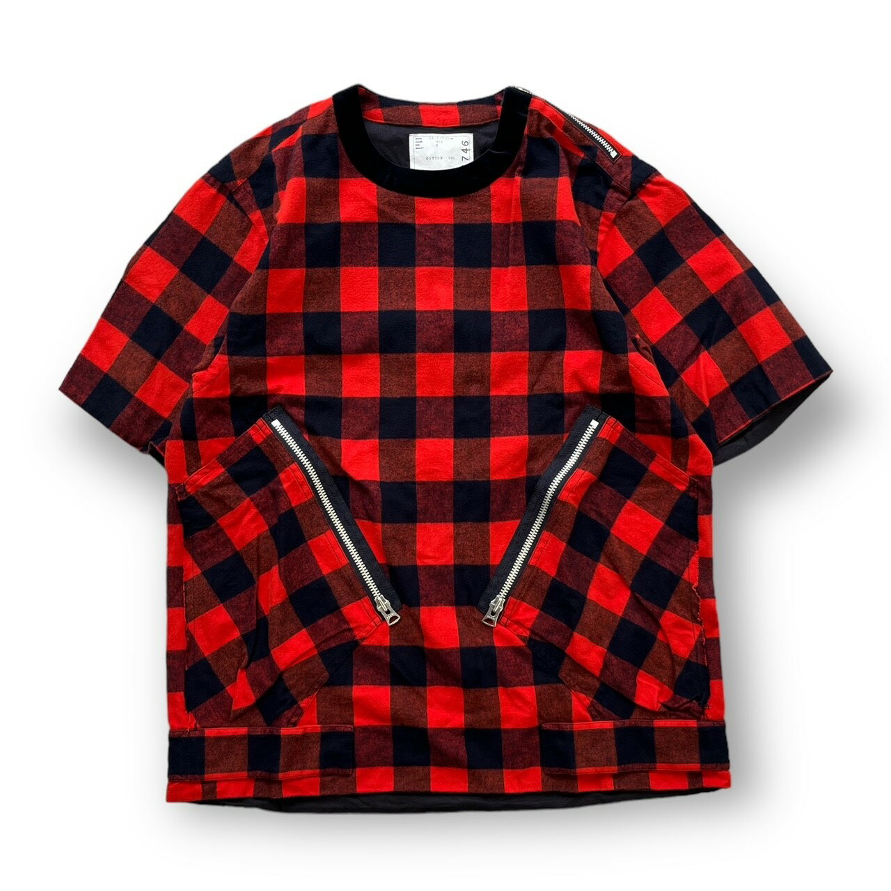 sacai BUFFALO CHECK PULLOVER B Хåեå ץ륪С  Ⱦµ åȥ ...