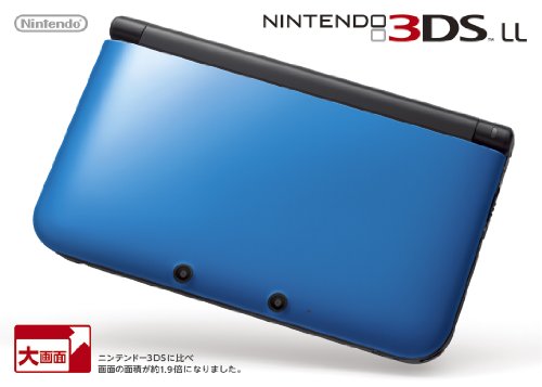 【中古】ニンテンドー3DS LL ブルーXブラック【メーカー生産終了】