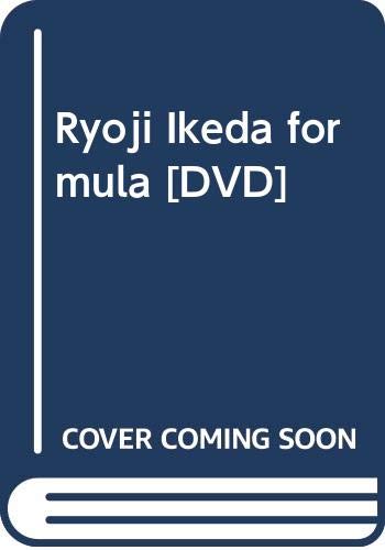 【中古】Ryoji Ikeda formula [DVD]／池田 亮司