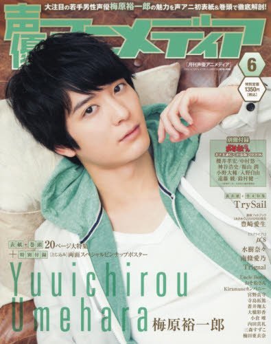 【中古】声優アニメディア 2016年 06 月号 [雑誌]のサムネイル