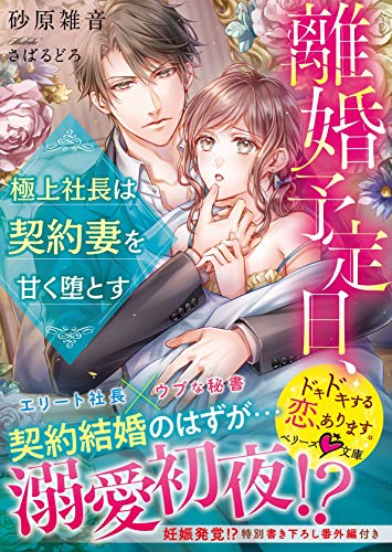 【中古】離婚予定日、極上社長は契約妻を甘く堕とす (ベリーズ文庫)／砂原 雑音