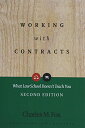 【中古】Working With Contracts: What Law School Doesn 039 t Teach You／Charles M. Fox