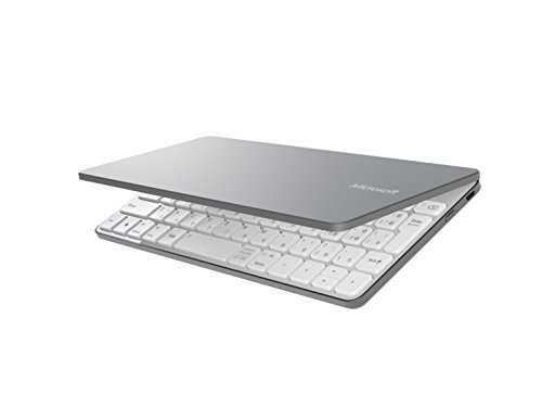 マイクロソフト キーボード Bluetooth対応/ワイヤレス/Windows/Androidタブレット/iPad, iPhone対応 グレー Universal Mobile Keyboard P2Z-00051