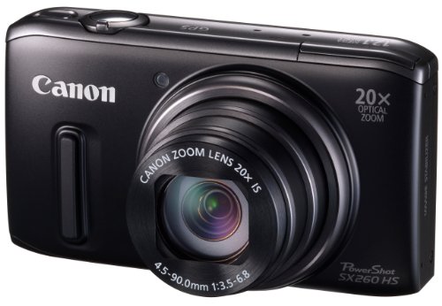 【中古】Canon デジタルカメラ PowerShot SX260HS 光学20倍ズーム GPS機能 PSSX260HS