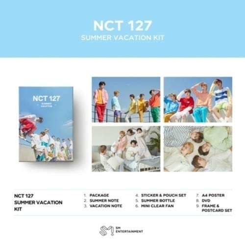 【中古】2019 NCT 127 Summer Vacation Kit (incl. 80p Summer Note, 80p VacationNote, Sticker & Pou..