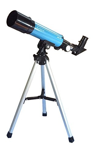 【中古】MIZAR(ミザールテック) 天体望遠鏡 屈折式 50mm 口径 コンパクトタイプ 経緯台 三脚 セット ブルー AR-50BL