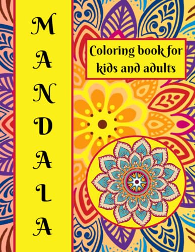 【中古】Mandala coloring book for kids and adults with 70 Full page Simple Mandala Patterns.／Kavita S