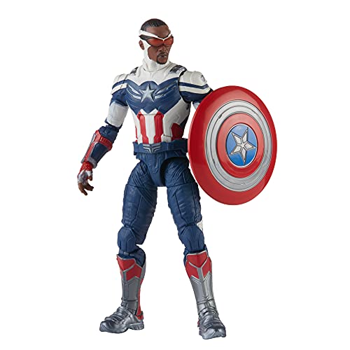 【中古】MARVEL マーベル レジェンドシリーズ ファルコン&ウィンター・ソルジャー キャプテン・アメリカ サム・ウィルソン 6インチ アクションフィギュア F0328 正規品