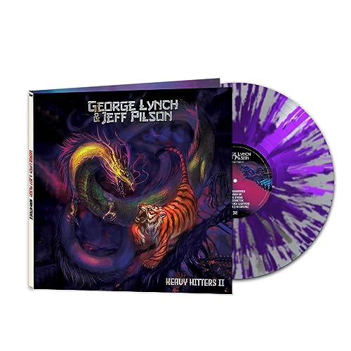 yÁz(lp_record)Heavy Hitters Ii - Silver/purple Splatter [Analog]^George LynchAJeff Pilson