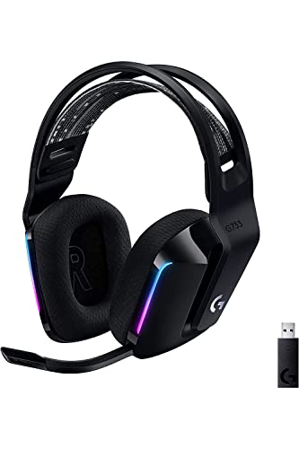 【中古】Logicool G ワイヤレス ゲーミングヘッドセット G733-BKr LIGHTSPEED 7.1ch マイク付き 266g 軽量 58時間連続使用可能 USB レシーバー LIGHTSYNC RGB PS5 PS4 PC Windows Mac G733 ヘッドフォン ヘッドホン ブラック 国内正規品 【中古】Logicool G ワイヤレス ゲーミングヘッドセット G733-BKr LIGHTSPEED 7.1ch マイク付き 266g 軽量 58時間連続使用可能 USB レシーバー LIGHTSYNC RGB PS5 PS4 PC Windows Mac G733 ヘッドフォン ヘッドホン ブラック 国内正規品