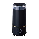 【中古】ドウシシャ 加湿器 超音波式 アロマ対応 ベイパー ブラック ピエリア