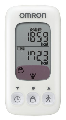 【中古】オムロン(OMRON) 活動量計 カロリスキャン ヴァニラ HJA-310-W