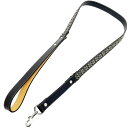 コーチ 犬用 リード ミニシグネチャー ドッグリード キャンバス レザー 革 ブラック 黒 4005 L ラージ COACH ドッグリーシュ ペット ドッグ D...