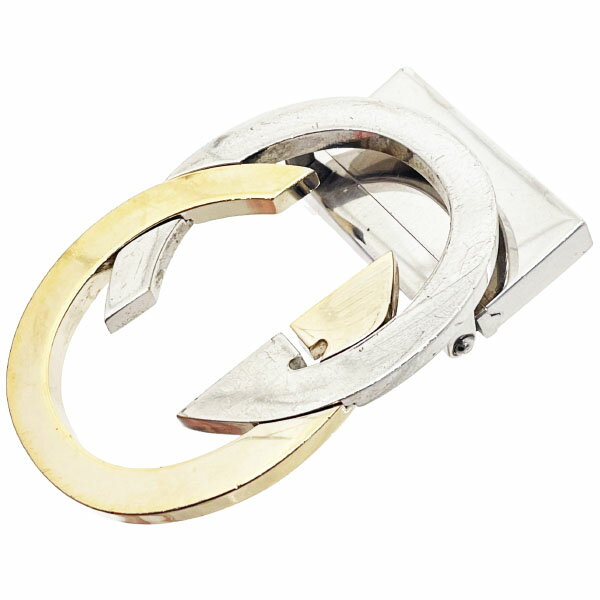 グッチ ベルトバックル ダブルG リバーシブルバックル シルバー金具 ゴールド金具 GUCCI GG インターロッキングG Gロゴ Gマーク 服飾小物 ブランド小物 【中古】