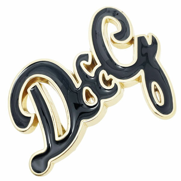 ドルチェ&ガッバーナ ベルトバックル D&G ロゴ バックル ブラック 黒 ゴールド金具 DOLCE & GABBANA ロゴバックル アパレル 服飾小物 ブランド小物 メンズ 紳士 男性 ドルガバ 【中古】