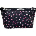 レスポートサック ポーチ スモール スローン コスメティック プチペタル ブラック 黒 ピンク系 2724 F123 LESPORTSAC フラワー 花柄 小花...
