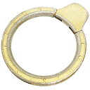 ルイヴィトン キーホルダー ロゴ キーリング ゴールド金具 LOUIS VUITTON パーツ キーリング キーフック チャーム バッグチャーム キー 鍵 ブランド小物【中古】(4)