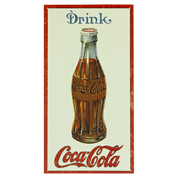 最後1点 ブリキ看板 / 1210 COKE コカ・コーラ 1915 BOTTLE / アメリカン雑貨 MOSTLY SIGNS モストリー サインズ