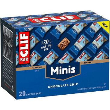 CLIF BAR 【 クリフバー / ミニ エナジーバー / チョコレートチップ味 / 20本入り】