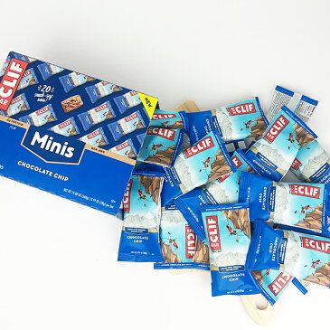 CLIF BAR 【 クリフバー / ミニ エナジーバー / チョコレートチップ味 / 20本入り】