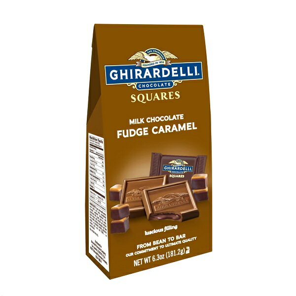 ☆2袋セット☆ Ghirardelli ギラデリ チョコレート ミルクチョコレート ファッジ キャラメル スクエア 6.3oz