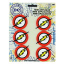 DC Comics 【 DCコミックス / アイロン ワッペン /The Flash フラッシュ ミニロゴ 6個セットP-DC-0128-S / マルチカラー】