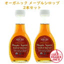 ☆ 2本セット ☆ トレーダージョーズ オーガニック メープル アガベ シロップ ブレンド 8oz (236ml)Trader Joe 039 s【Organic Maple Agave Syrup Blend 8oz (236ml)】